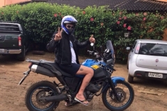 Hospedes com suas motos na Pousada Villa Nakara4